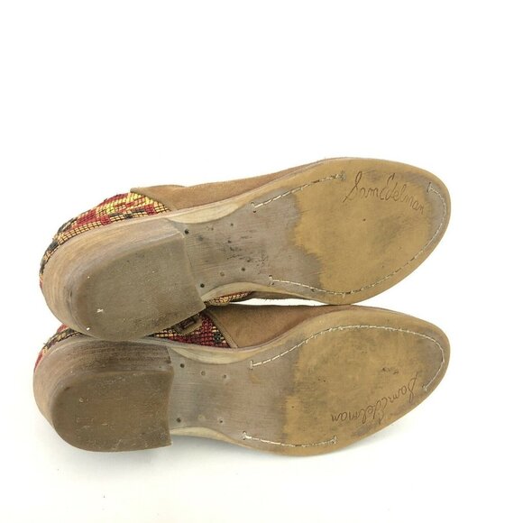 Sam Edelman Tan Putnam Embroidered Southwest Bootie - Picture 5 of 6